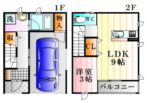 ルミエール大町駅前(1LDK/1階)の間取り写真