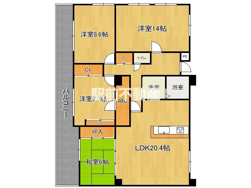 IL PINO(4LDK/3階)の間取り写真