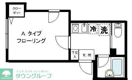ソル・レヴェンテ高円寺I(1K/4階)の間取り写真