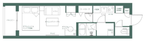 WEAVE PLACE -KOENJI サウス 高円寺サウス(1K/1階)の間取り写真