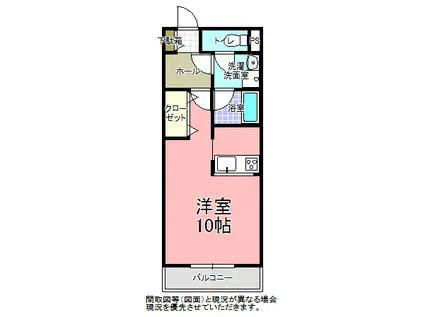 ゴールドレジデンス(1K/1階)の間取り写真