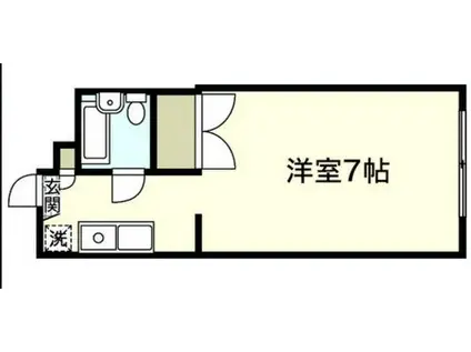リバージュ山下(1K/2階)の間取り写真