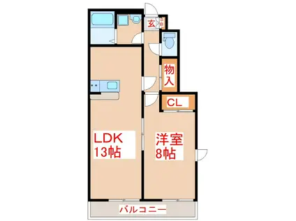 CHALETS KIKI HOUSE OF CHUZAN(1LDK/1階)の間取り写真