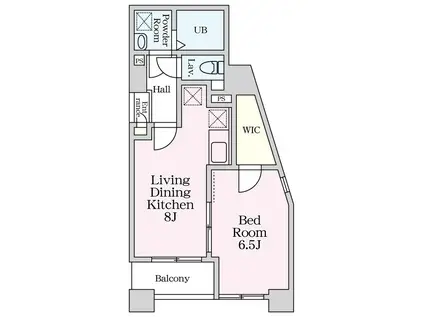 パークヒルズ(1LDK/2階)の間取り写真