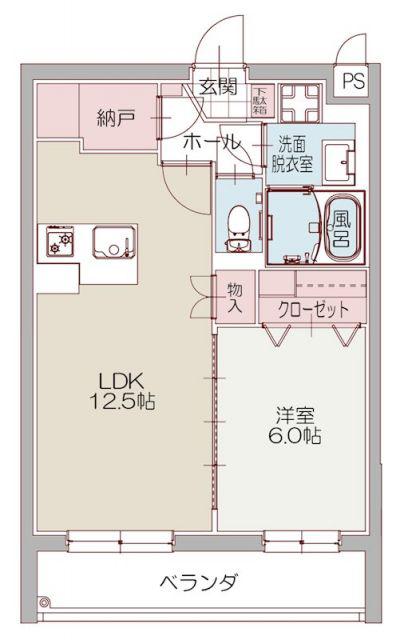 S.COURT 沼津駅北(1LDK/2階)の間取り写真