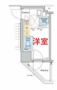 TOMORE品川中延(ワンルーム/2階)の間取り写真