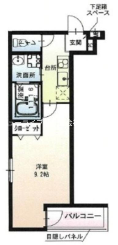 フジパレス萱島信和町Ⅲ番館(1K/3階)の間取り写真
