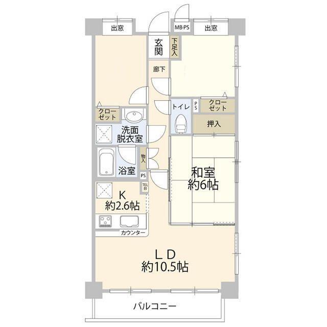 日神パレステージ亀戸第3(2SLDK/3階)の間取り写真