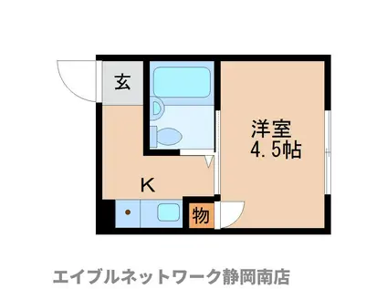 コーポ小鹿(1K/3階)の間取り写真