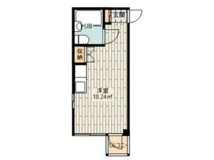 メゾン・ド・ノアピア富士見町(ワンルーム/3階)の間取り写真