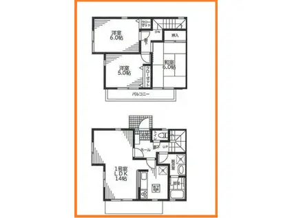 グリーンガーデン(3LDK/1階)の間取り写真