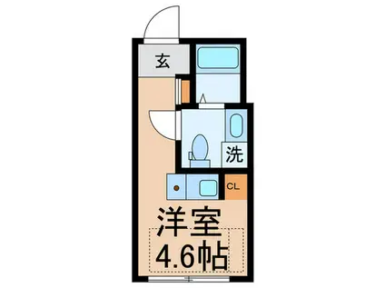 松原STATION FRONT(ワンルーム/3階)の間取り写真