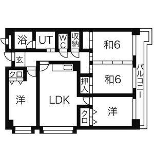 リバーサイド鎌倉(4LDK/4階)の間取り写真