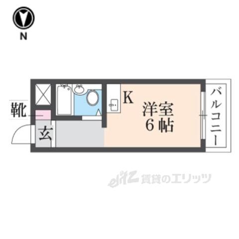 サンハイツ新大宮(ワンルーム/3階)の間取り写真