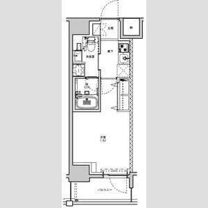 S-RESIDENCE板橋大山(1K/9階)の間取り写真