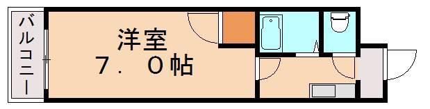 さくらコーポ(1K/5階)の間取り写真