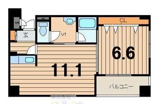 A STAGE(1LDK/3階)の間取り写真