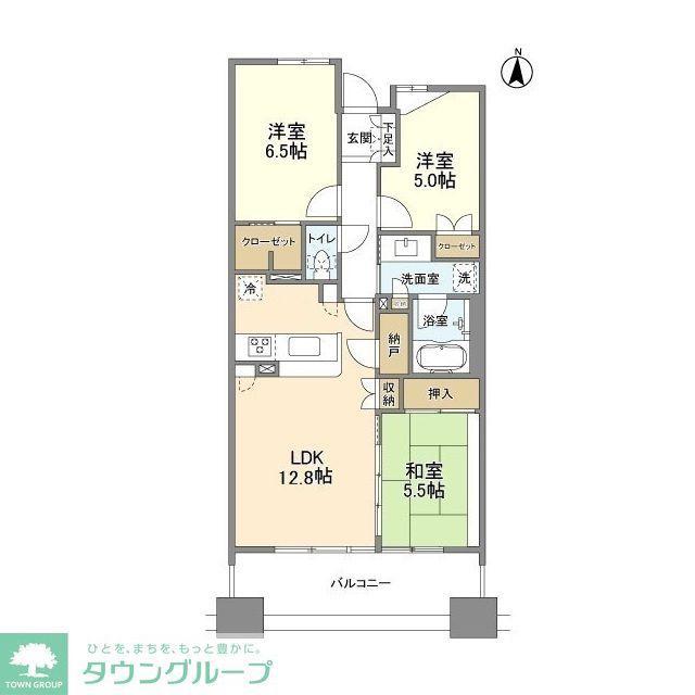 SS.FLAT桜山(3LDK/2階)の間取り写真