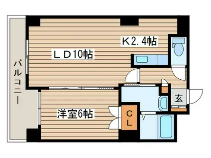 ノースパレス元町(1LDK/3階)の間取り写真