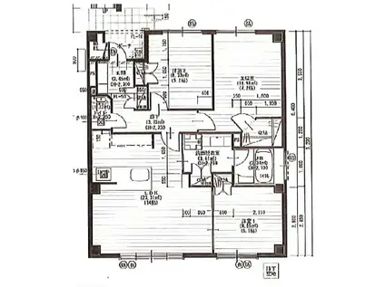YS相生通(3LDK/3階)の間取り写真