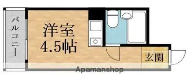 朝日プラザアクシス城東(ワンルーム/3階)の間取り写真