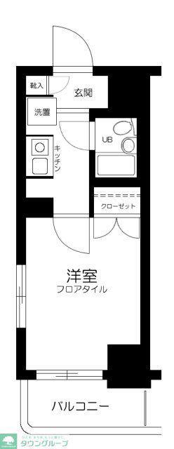 日神パレステージ中村橋(1K/8階)の間取り写真