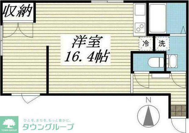 LAPIS上北沢II(ワンルーム/4階)の間取り写真