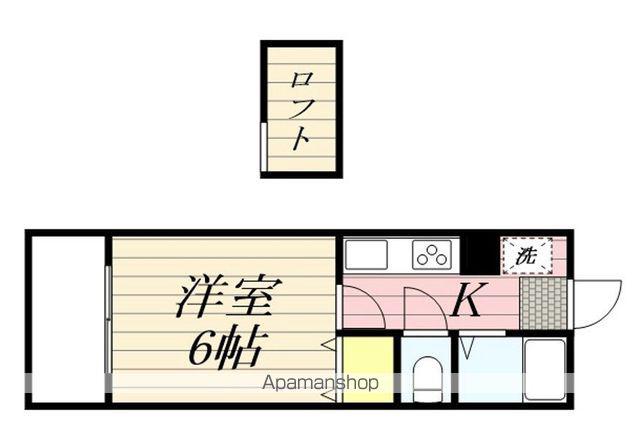 堀川アメニティ(1K/4階)の間取り写真