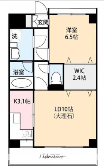 ESPERANZAI(1LDK/1階)の間取り写真