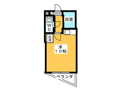 ジュネスヤイヅ(ワンルーム/4階)の間取り写真