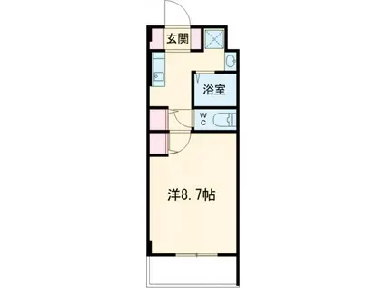 Mプラザ津田駅前11番館(1K/5階)の間取り写真