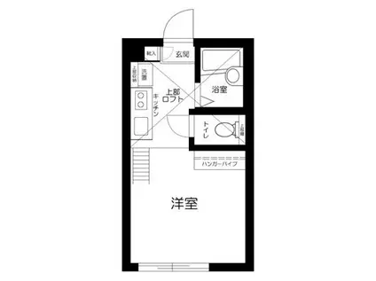 AZEST-RENT羽田X(ワンルーム/1階)の間取り写真