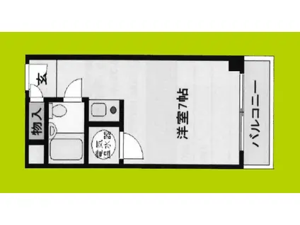 Aオリエント新大阪アーバンライフ(ワンルーム/8階)の間取り写真