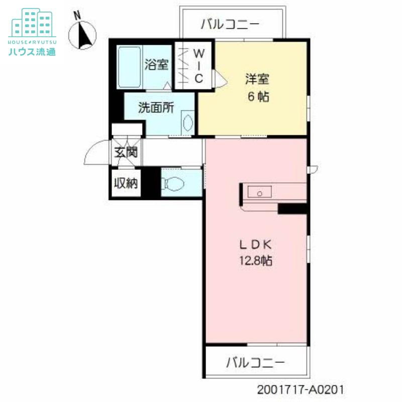 コンフォルト・ワン(1LDK/2階)の間取り写真