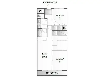 第17柴田マンション(3LDK/3階)の間取り写真