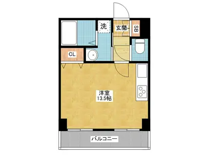 アネックス池下(ワンルーム/3階)の間取り写真
