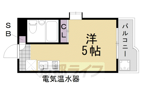 メゾンドパプリカ(1K/3階)の間取り写真