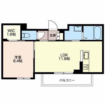 シャーメゾンロザンジュ(1LDK/3階)の間取り写真