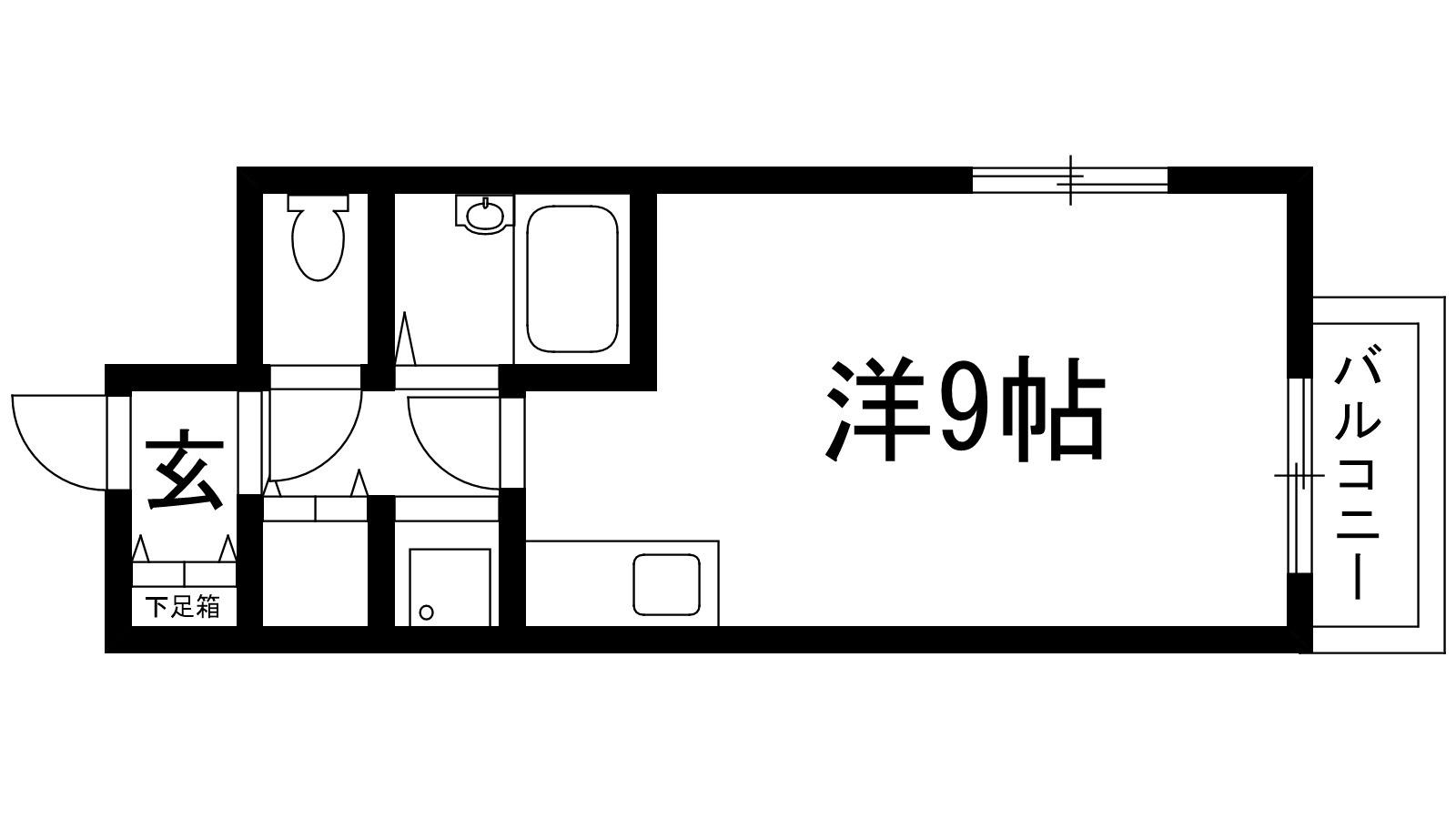 ダンディライオン宝塚1(ワンルーム/3階)の間取り写真