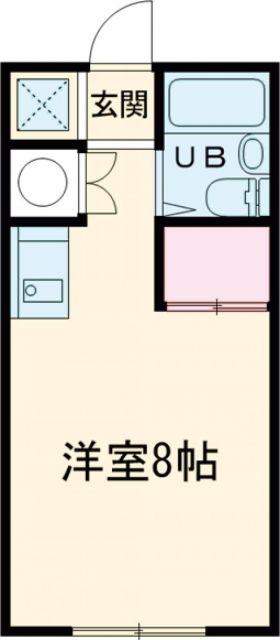 ヴィラナリー旭川 A棟(ワンルーム/4階)の間取り写真