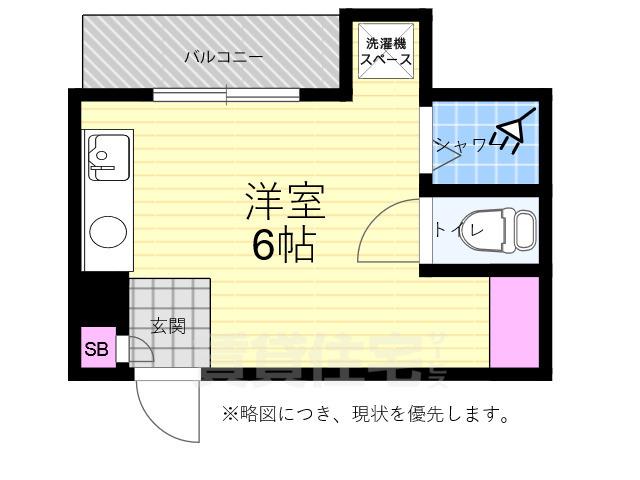 ポエム大宮(ワンルーム/2階)の間取り写真
