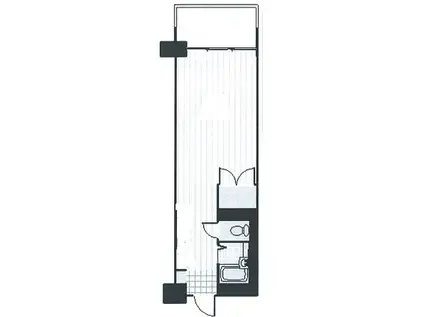 カーサ大森(ワンルーム/3階)の間取り写真