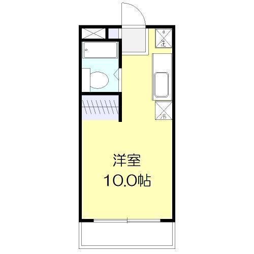 LUCE (ワンルーム/2階)の間取り写真