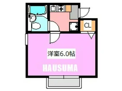 リアルワン王子(1K/1階)の間取り写真