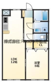GRANSTAR7(1LDK/2階)の間取り写真