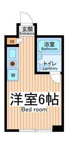 エムエフプラザ(ワンルーム/3階)の間取り写真