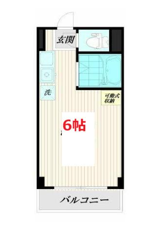 第8三井ビル(ワンルーム/3階)の間取り写真