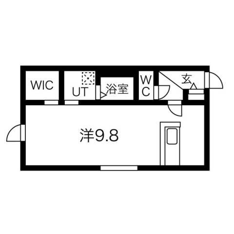 HEIMAT TOYOHIRA(1K/3階)の間取り写真