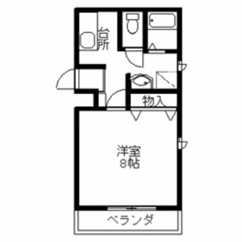ヘーベルメゾン野芥(1K/3階)の間取り写真