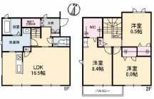 ショシュール・デ・フィス(3LDK/1階)の間取り写真